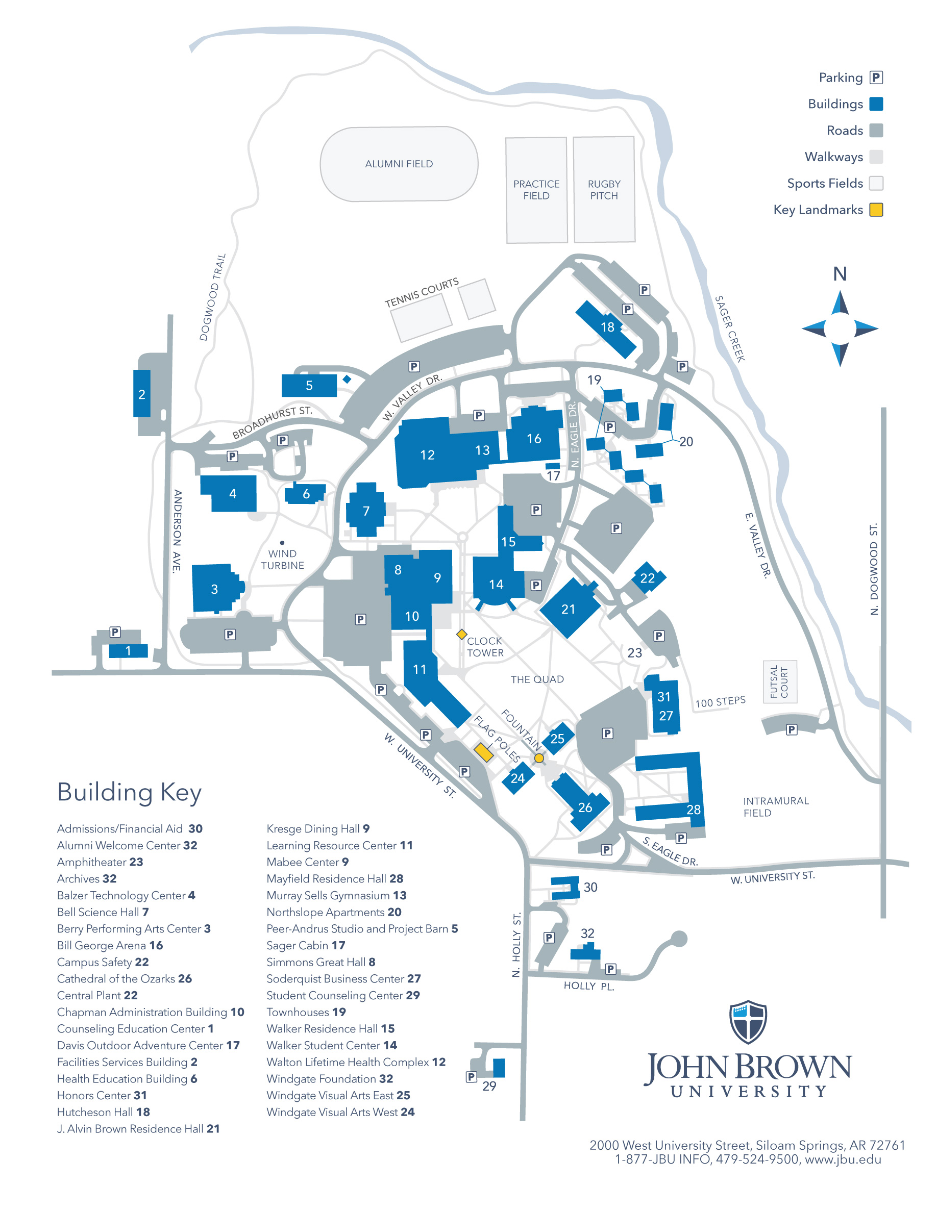 JBU Map