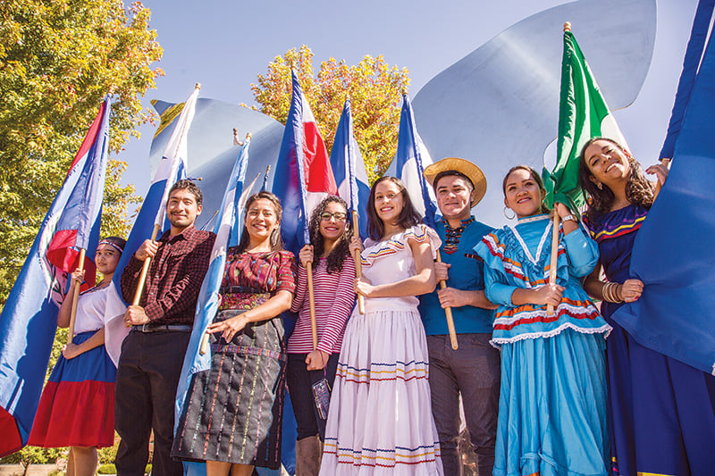 Campus Sculpture Honors Waltons for International Scholar Program