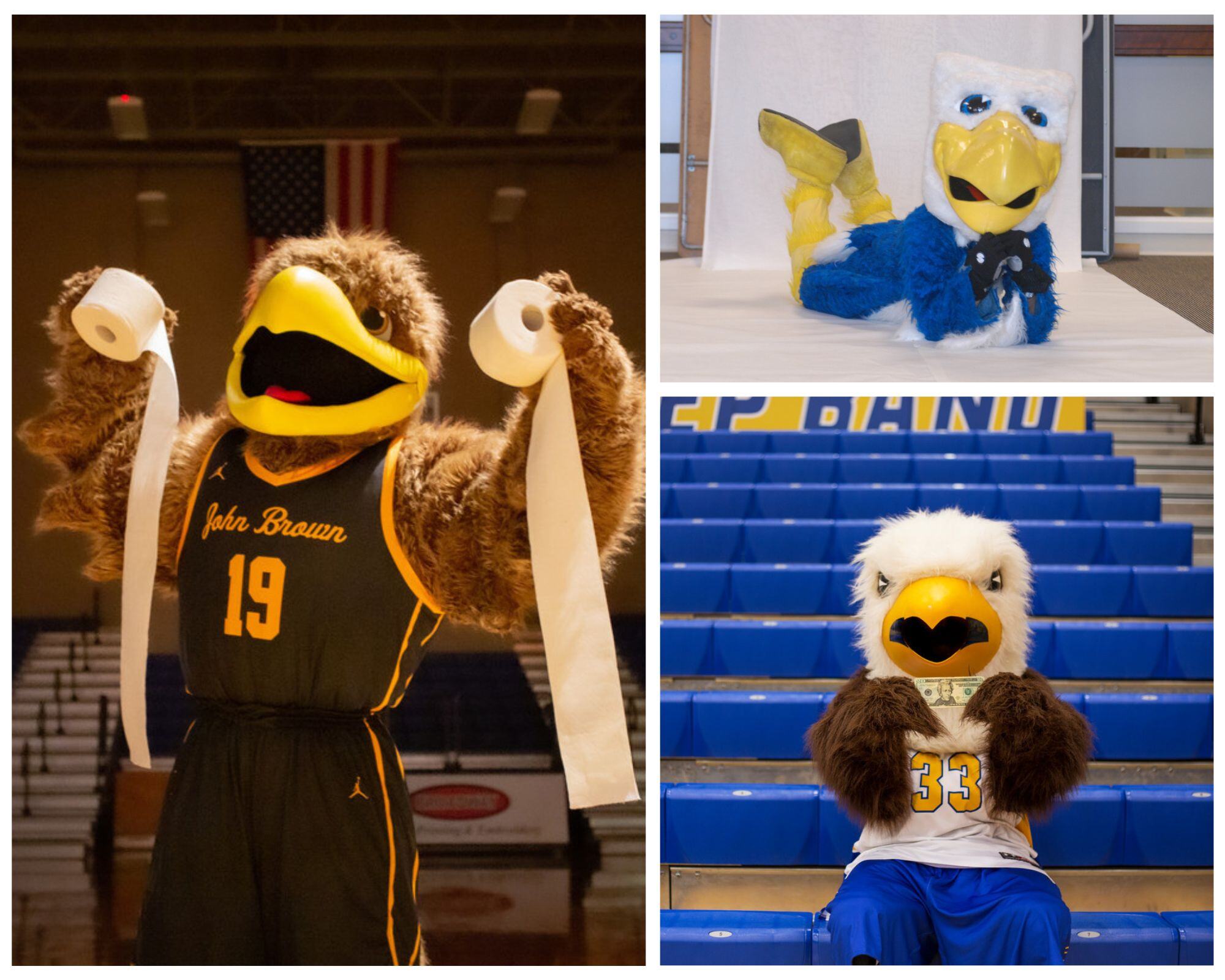 Regal the Eagle: JBU's Mascot Matures Over Time