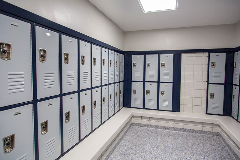 locker room