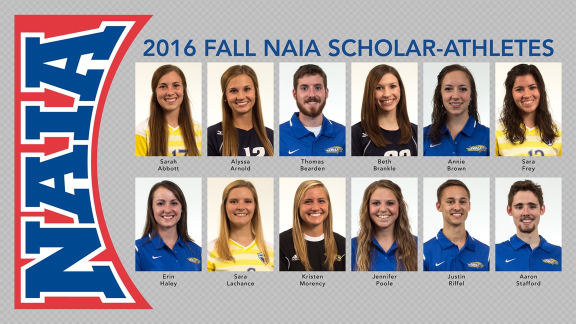 TWELVE GOLDEN EAGLES NAMED TO NAIA SCHOLAR-ATHLETE LIST