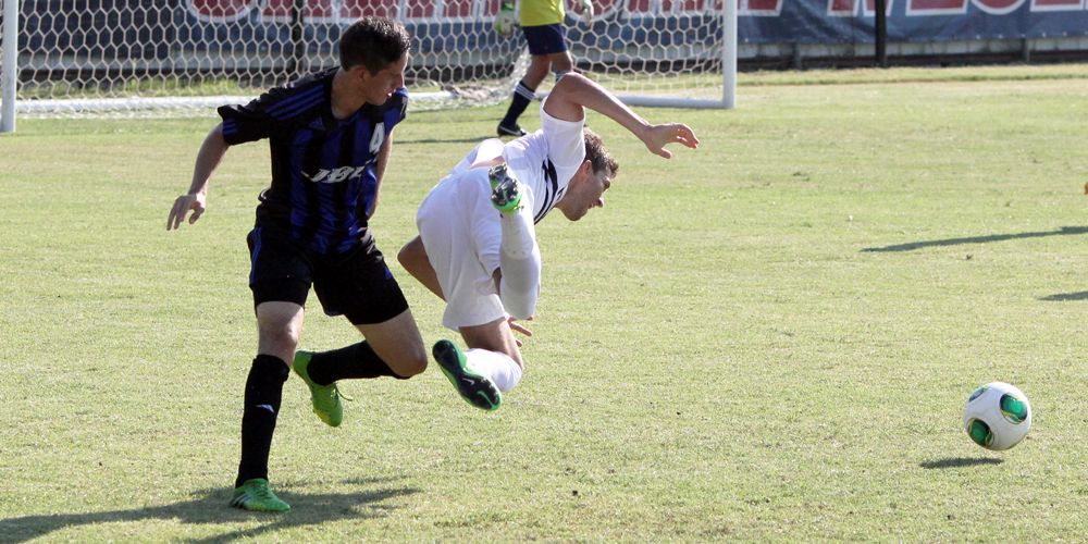 Gonzalez, Simonsen Score; Men's Soccer Captures 2-1 Victory