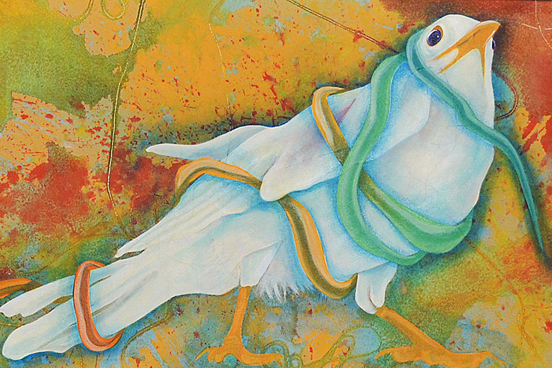 Seasoned Threads: Paintings by Erin Shaw at JBU Art Gallery