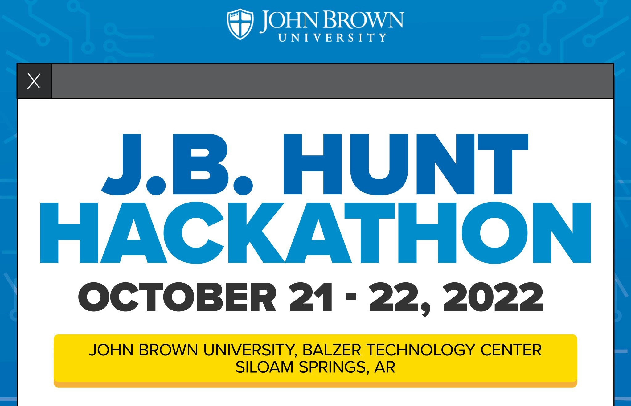 John Brown University, J.B. Hunt Partner to Host Hackathon