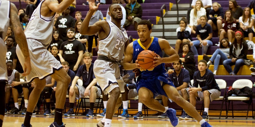 Second Half Run Falls Short, Men's Basketball Run Ends to Top-Seeded Rams