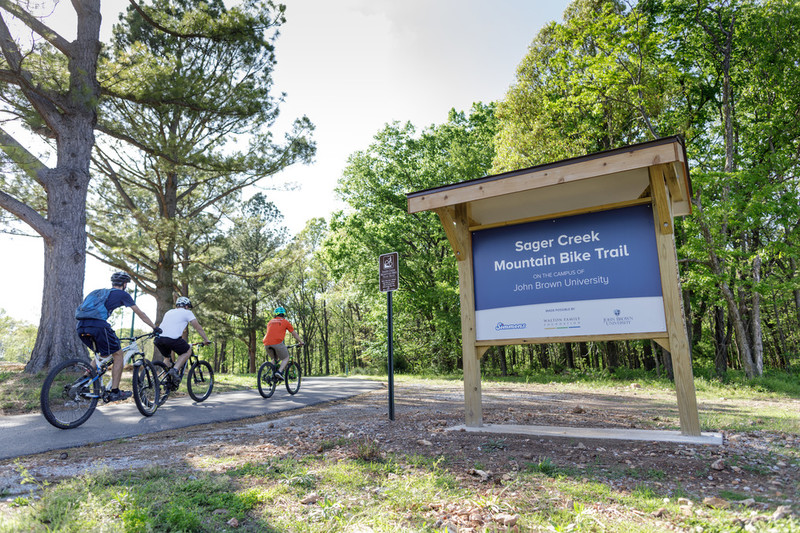 JBU Bike Trail Hosts Arkansas High School Cycling League Race