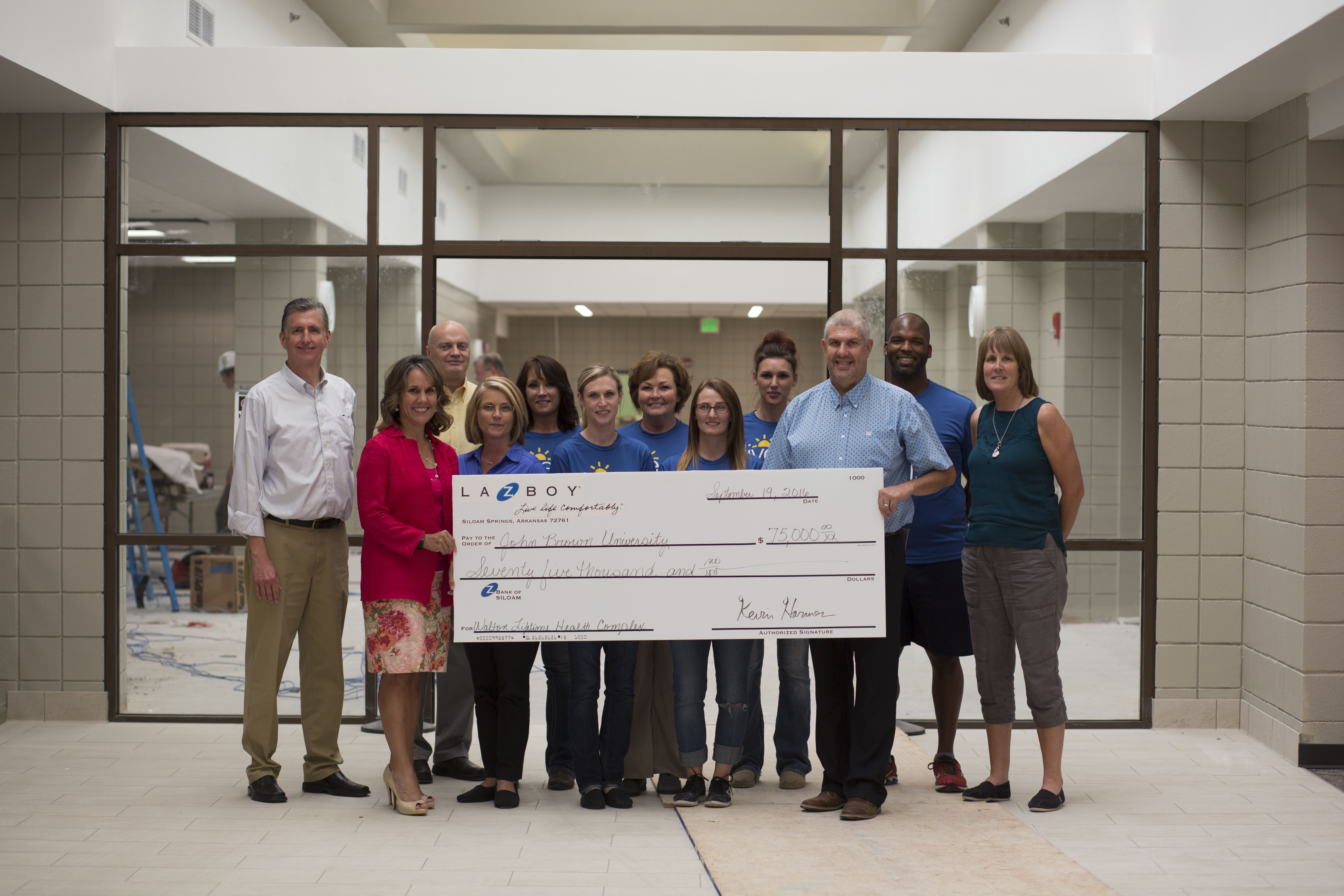 JBU’s Health Complex Renovation Project Receives Grant from La-Z-Boy 