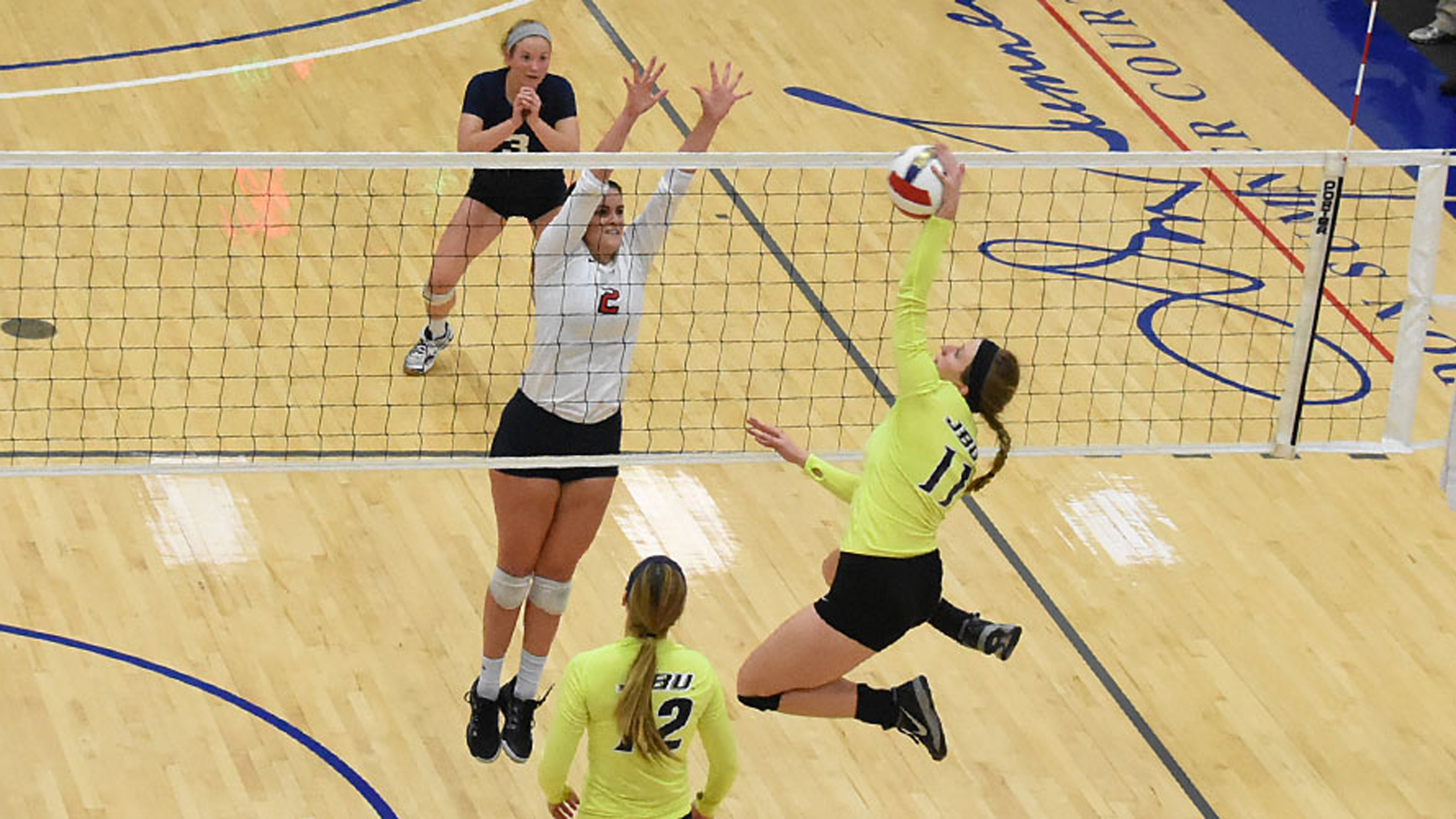 Blocking, timely runs fuel volleyball’s rally to earn home court advantage