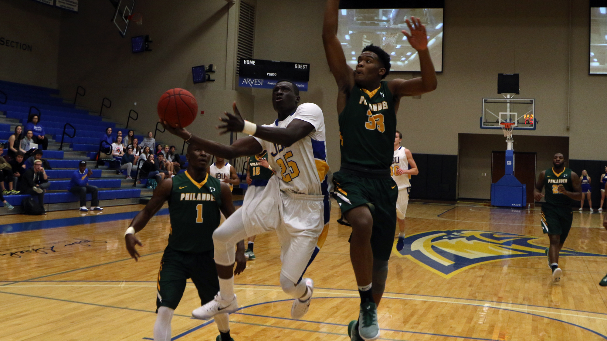 Smith’s triple barrage sends men’s basketball to convincing 93-67 win over Philander Smith