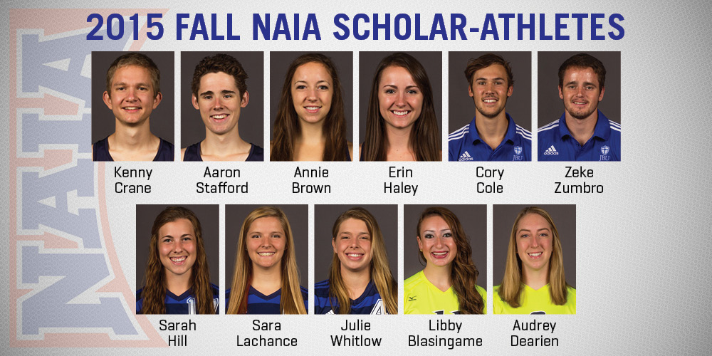 John Brown Boasts 11 Fall NAIA Scholar-Athletes