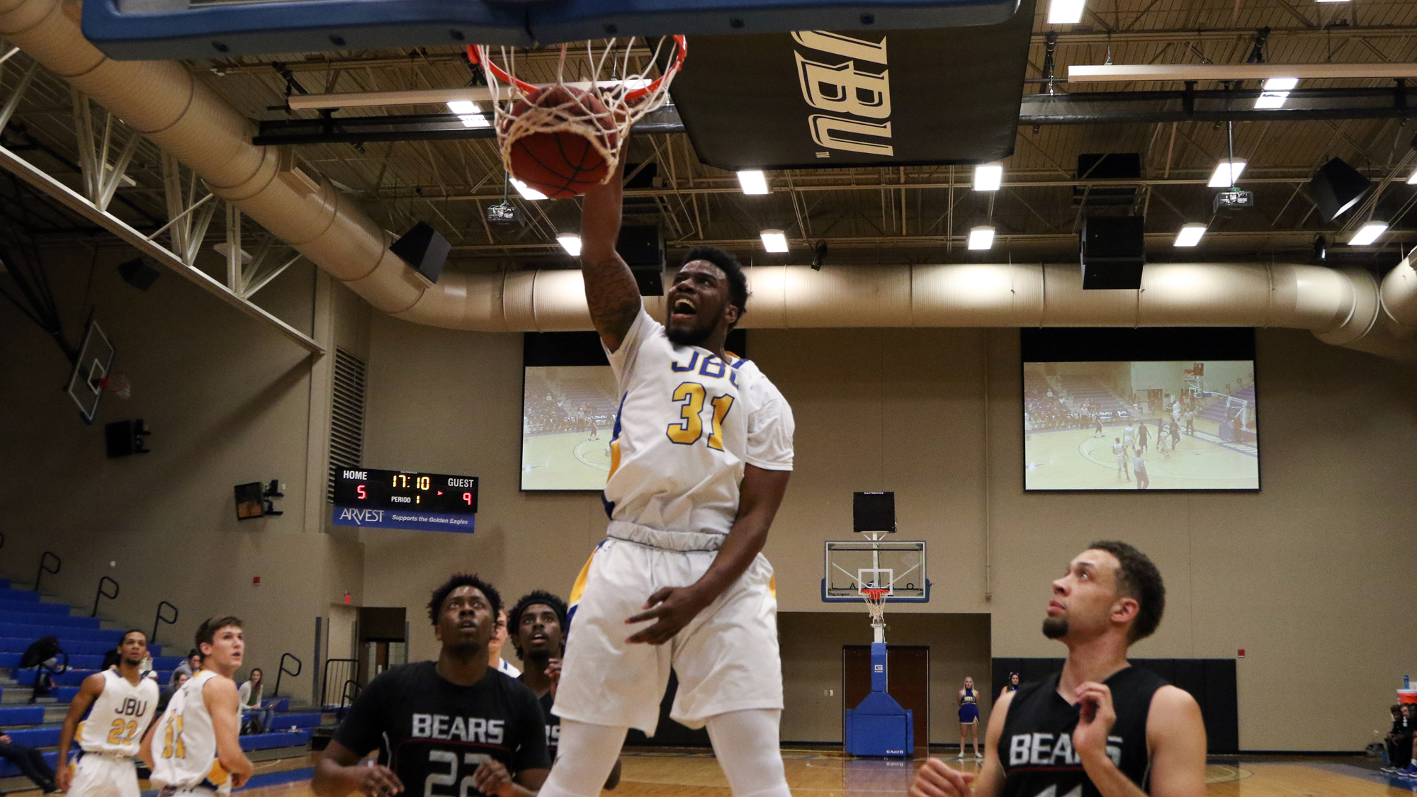 Golden Eagles make quick work of Barclay, 100-54
