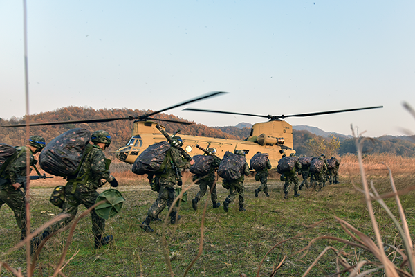 troops